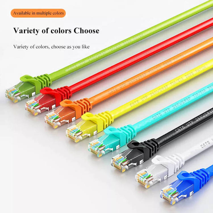 Rj45 Plugs Ethernet Network Cable 3m Patch Cord Cat 5e 3ft Blue Patch Cord Gold-plated Connectors