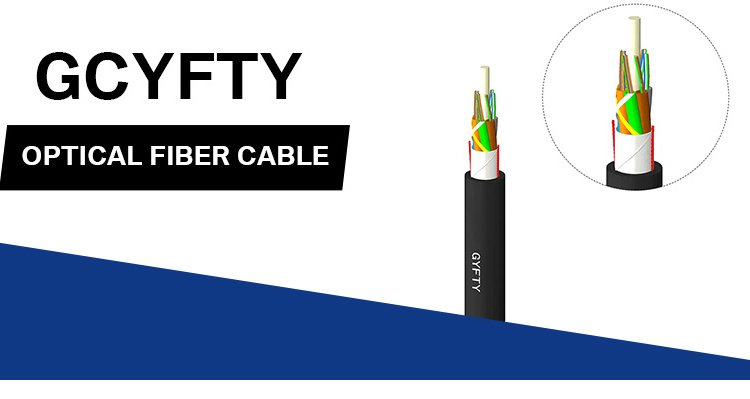 Optic Cable Manufactures single mode G652D fiber cable GYFTY with FRP 24 36 48 96 144 core fiber optic cable GYFTY