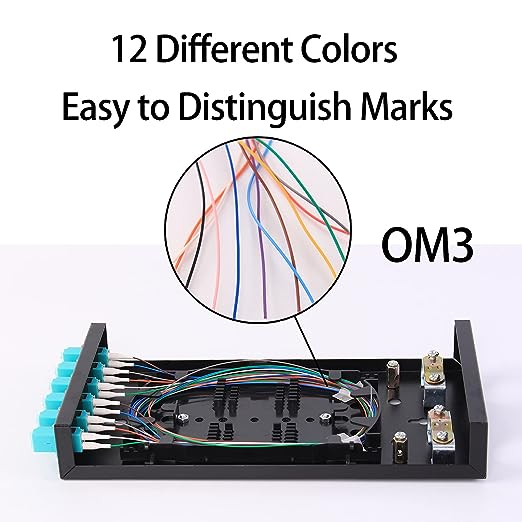 FTTH Fiber Optic 12 24 48 72 96 144 Cores SC/APC Terminal Box Patch Panel 144 Core Rack Mount ODF