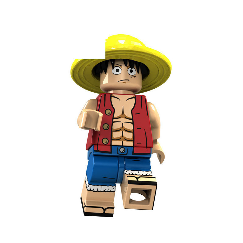 15 styles\sets japanese  Anime One Pieces Luffy Joebana Mei Sabo Robin Shanksbrook Assembled Building Blocks Toys action figures