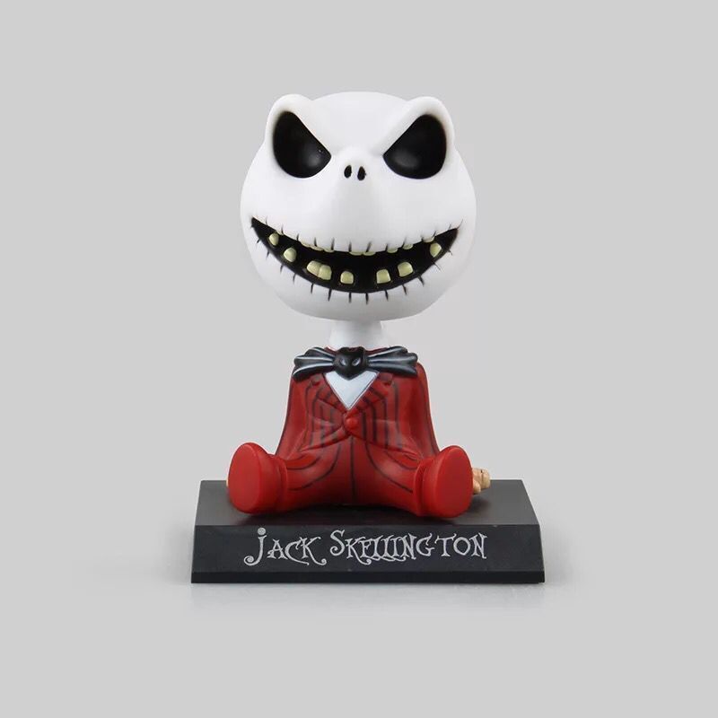 Anime Accessories Ornaments Bobble Heads The Nightmare Before Christmas Jack Figure Toys  action figure