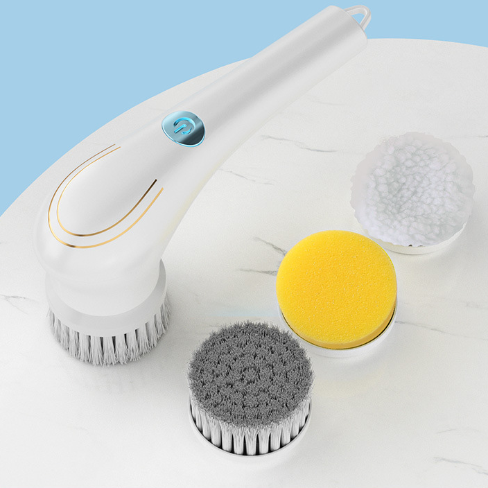 2023 New Product 5 In 1 Electric Spin Brush Clean Dishwasher Shoe Cleaning Brush