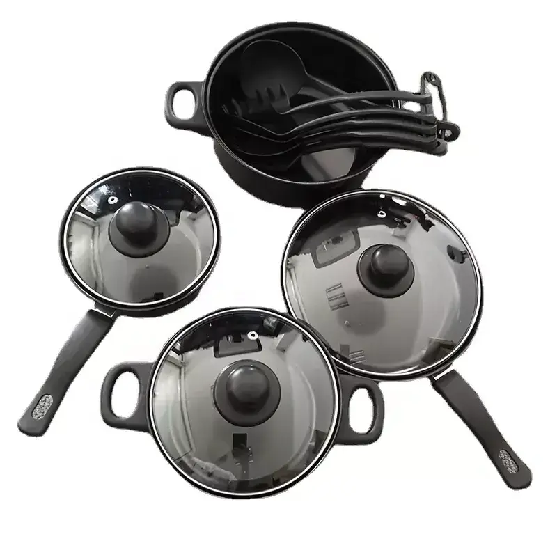 Low price kitchen cookware sets nonstick frying pan