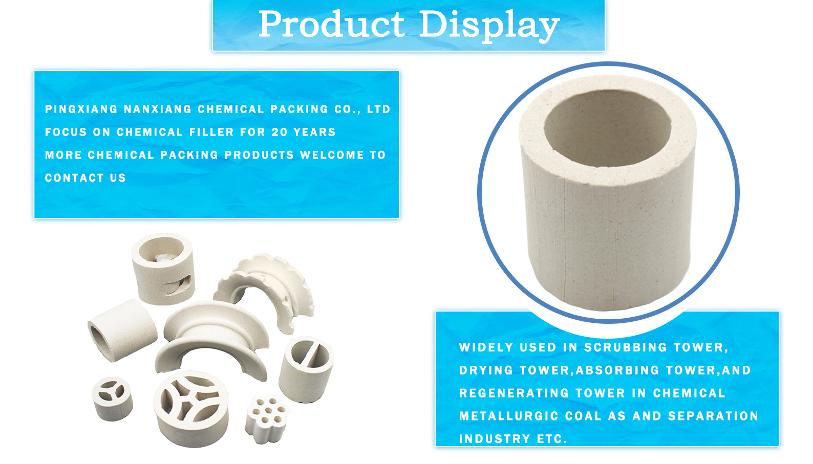 Ceramic Cross Partition Ring Porcelain for distillation column