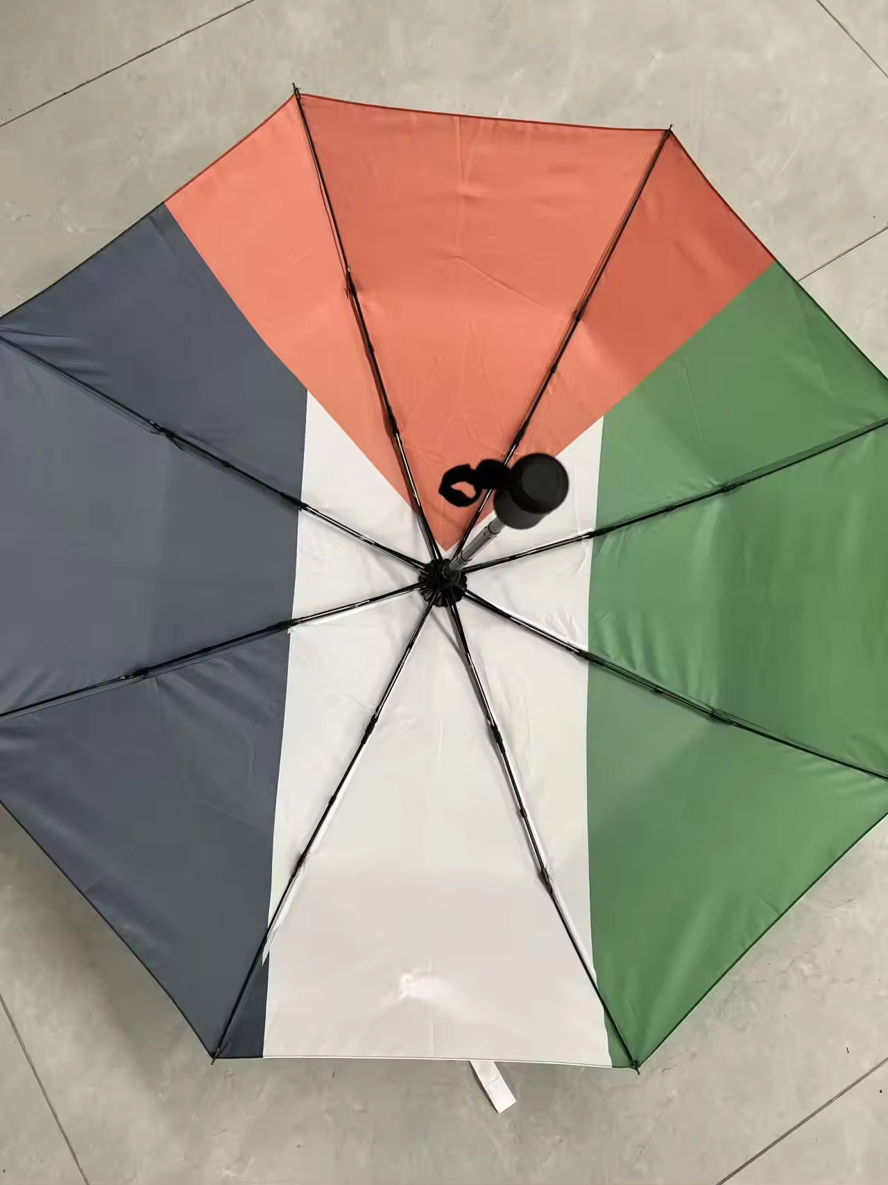 Custom Logo Free Palestine Products Folding Sun Personal Rain Foldable Palestine Flag Umbrella for Events