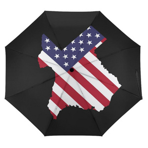 Wholesale Popular Merchandise 21 Inch American Map Flag Digital Print Outdoor Events Umbrella