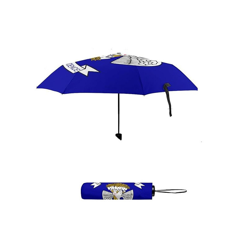 Wholesale Innovative Design Single Side Printing Louisiana Flag 3-Fold Souvenirs Gift Umbrella