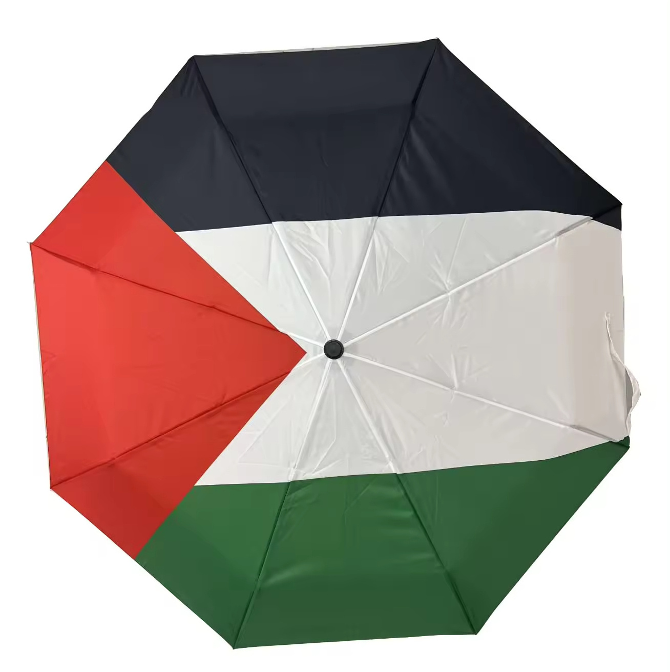 Promotional Custom Personal Rain Windproof Portable Luxury Folding Palestine Umbrella with Logo Printing