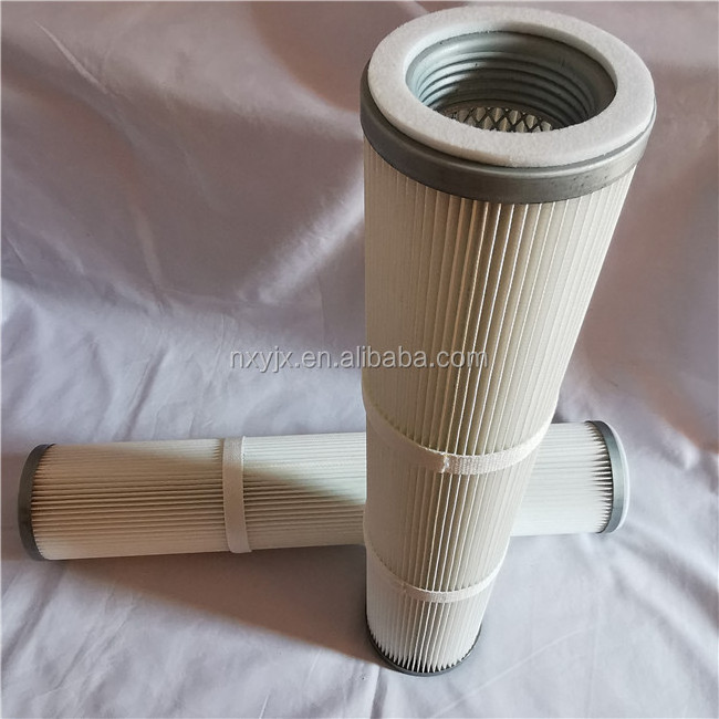 spunbonded deep pleated Drilling rig dust filter cartridge 3214623900