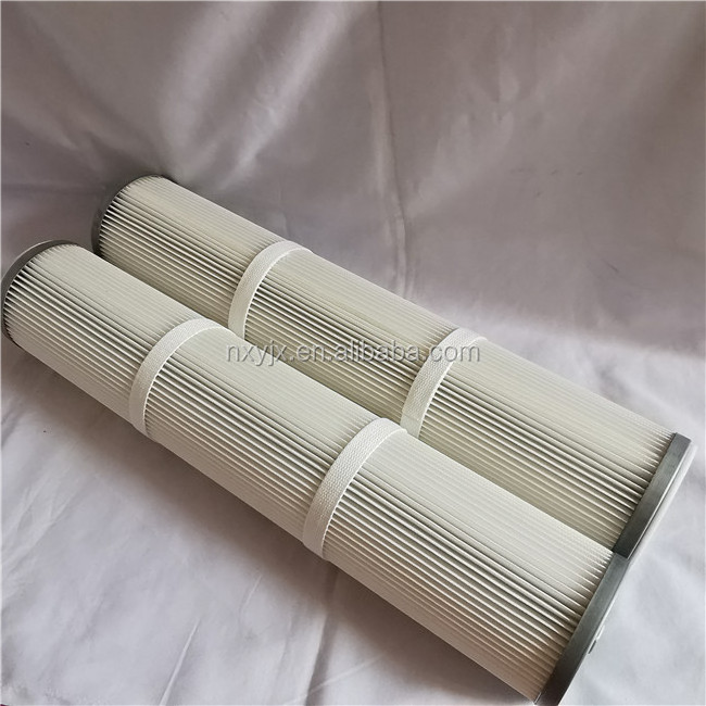 spunbonded deep pleated Drilling rig dust filter cartridge 3214623900