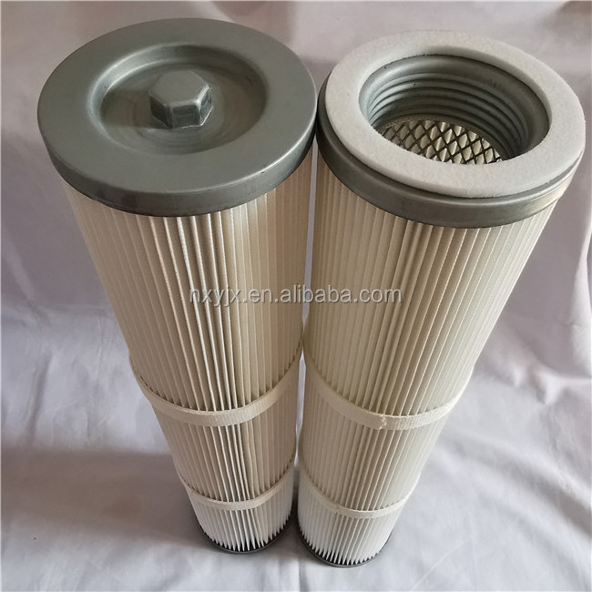 spunbonded deep pleated Drilling rig dust filter cartridge 3214623900