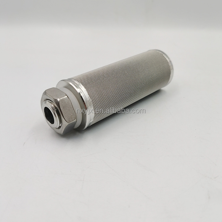 stainless steel hydraulic oil filter cartridge Melt Sintered Fiber Felt candle filter element