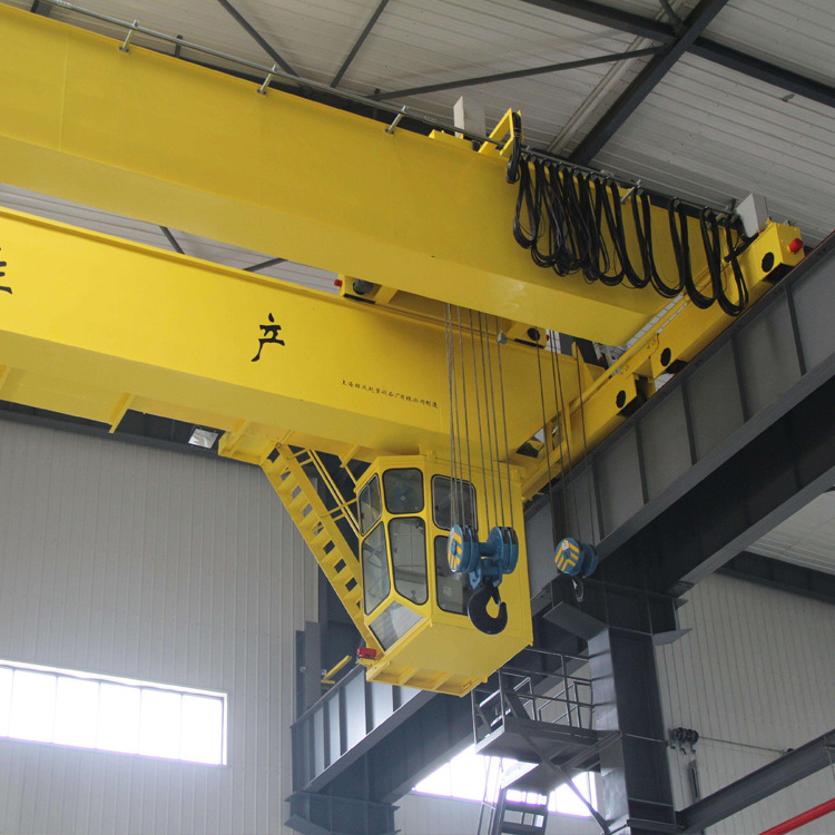 Industrial Used Double Girder Bridge Overhead Lifting Crane 100ton 30ton