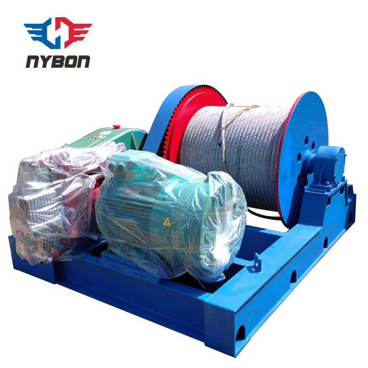 380v 50hz 3 Phase Customized Wire Rope Electric Slipway Winch for Pulling