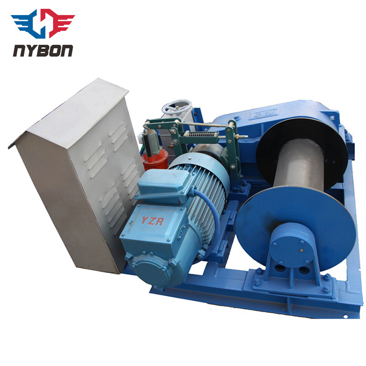 High And Low Speed 50ton 40ton Single Drum Pulling Electric Slipway Marine Winch with Steel Cable