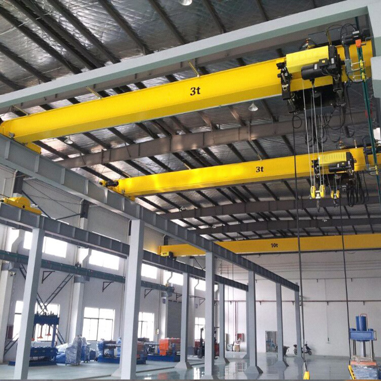 Single Girder 10t 20 Ton Eot Type Electric Wire Rope Electric Hoist Overhead Bridge Crane with Travelling Hoist