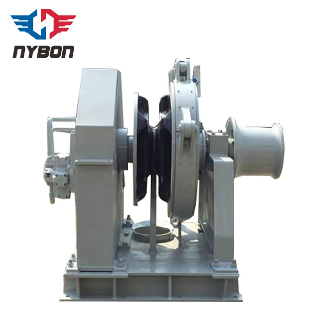 Marine Hydraulic Single Anchor Double Drum Mooring Winch