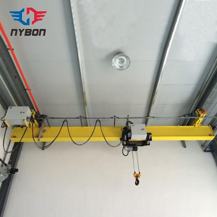 Single Girder 10t 20 Ton Eot Type Electric Wire Rope Electric Hoist Overhead Bridge Crane with Travelling Hoist