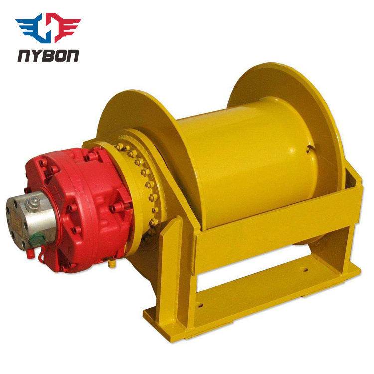 Horizontal Pulling Hydraulic Winch 20 Tons for Marine Barge