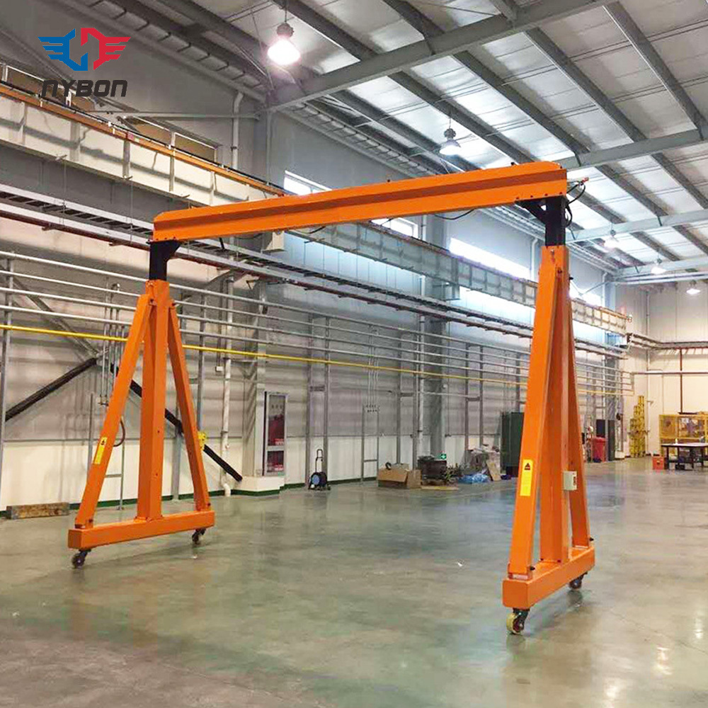 mini small electric mobile gantry crane1 2 3 5 10 ton workshop portal gantry crane