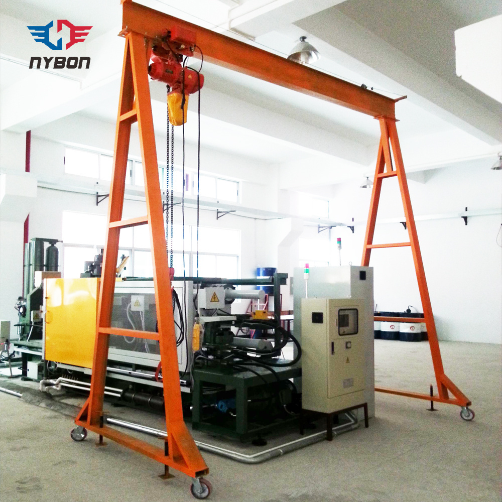 mini small electric mobile gantry crane1 2 3 5 10 ton workshop portal gantry crane