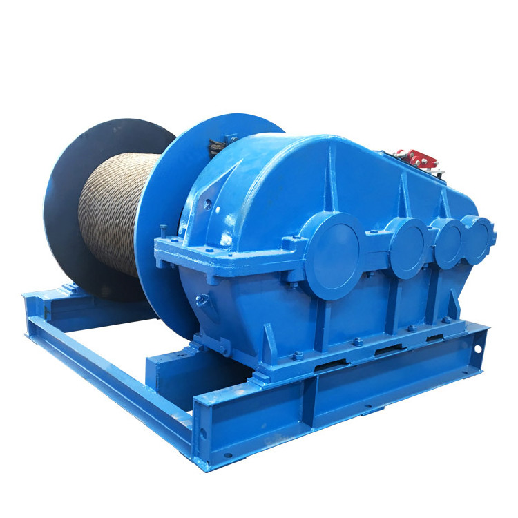 Customized 25 Ton 20ton Wire Rope Cable Pulling Electric Drag Winch with Control Box