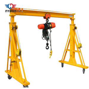 mini small electric mobile gantry crane1 2 3 5 10 ton workshop portal gantry crane