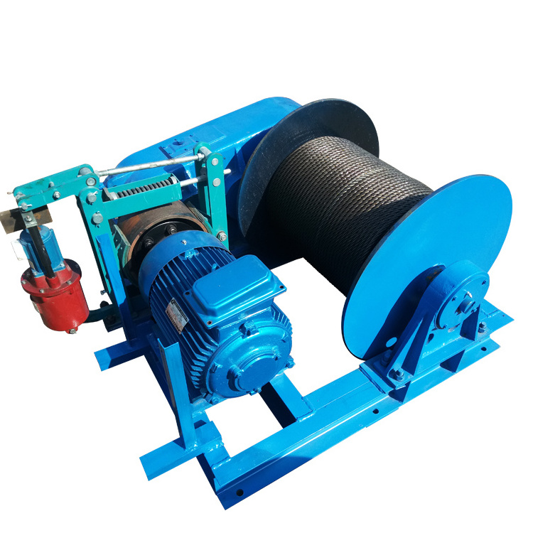 380v 50hz 3 Phase Customized Wire Rope Electric Slipway Winch for Pulling