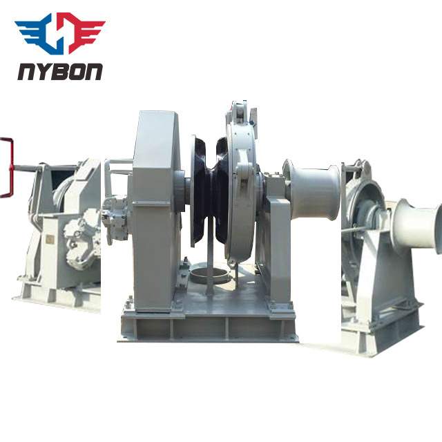 Marine Hydraulic Single Anchor Double Drum Mooring Winch