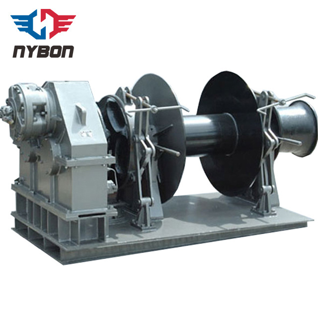 Marine Hydraulic Single Anchor Double Drum Mooring Winch