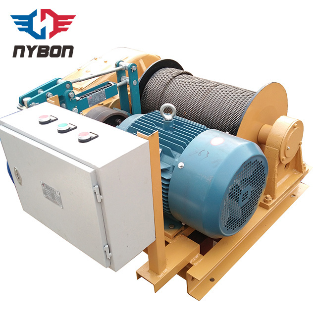 High And Low Speed 50ton 40ton Single Drum Pulling Electric Slipway Marine Winch with Steel Cable