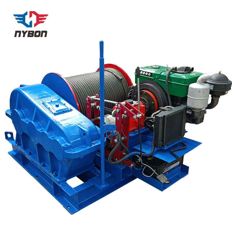 High Quality NYBON Diesel Winch 5T for Lifting on Mining