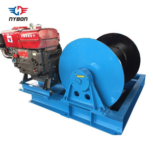 High Quality Diesel Power Winch 10 ton