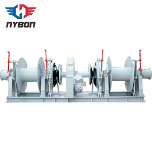 Marine Hydraulic Single Anchor Double Drum Mooring Winch