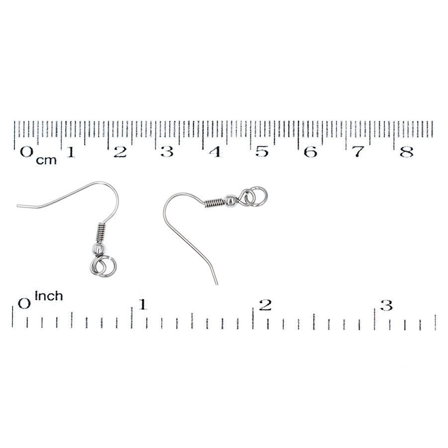 Wholesale Stainless Steel French Earring Hooks Jewelry Findings & Components Hanging Earrings for Jewellery Making