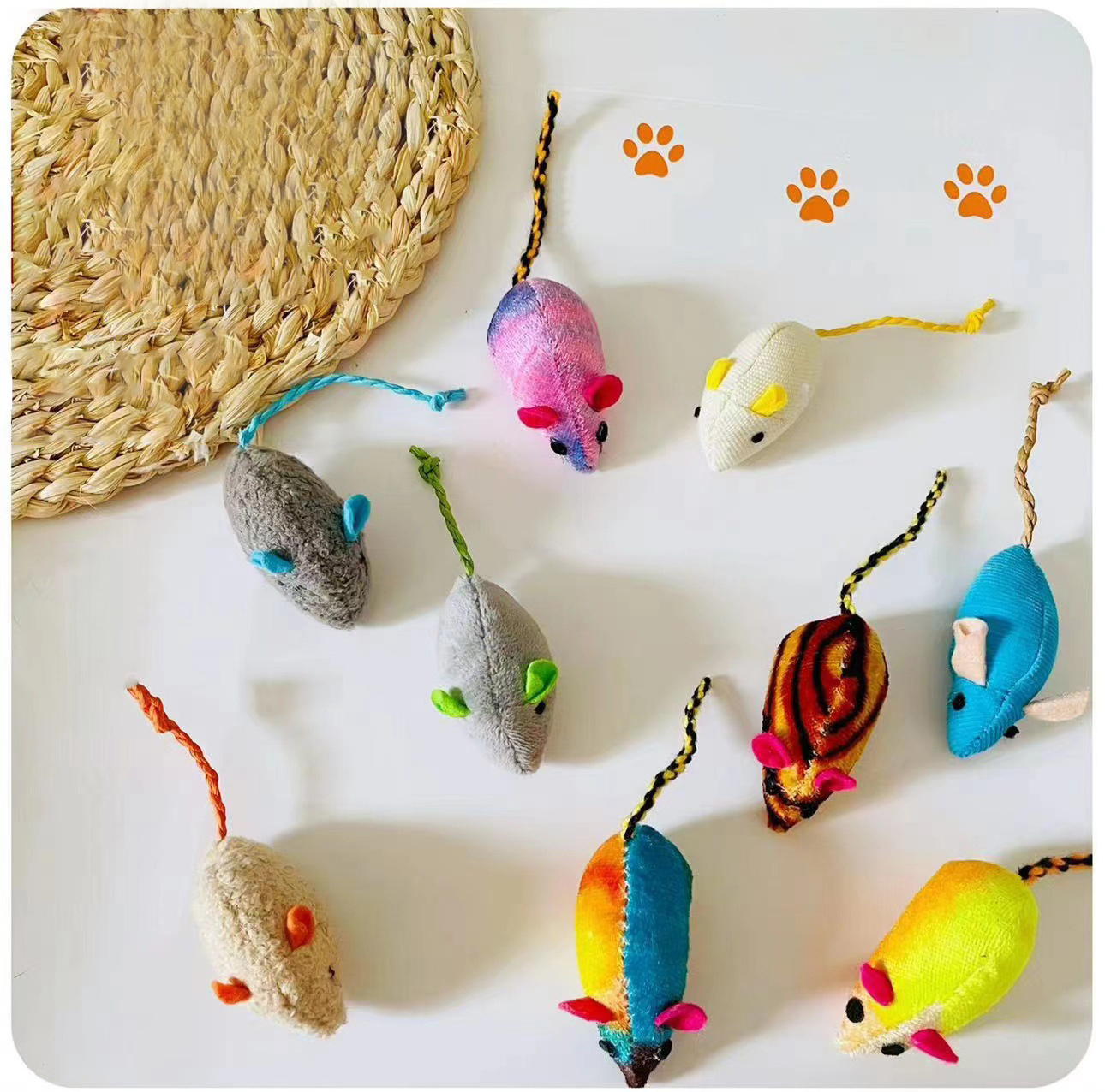 Hot Creative Simulation Anti Bite Plush Mouse Catnip Pet Chewy Cat Toys