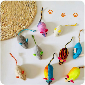 Hot Creative Simulation Anti Bite Plush Mouse Catnip Pet Chewy Cat Toys