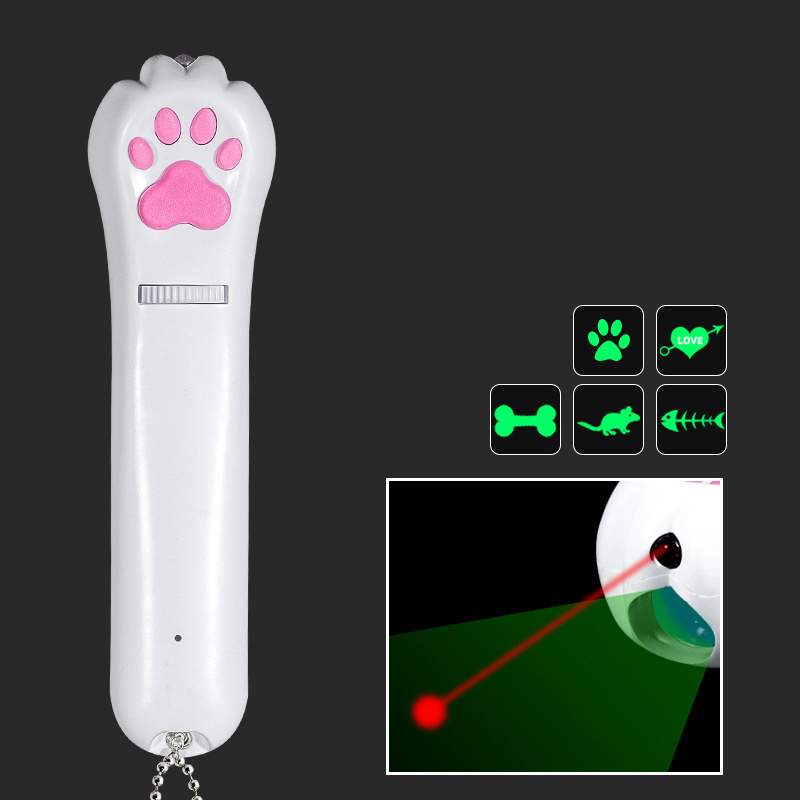 Hot Sale  Cat Laser Toy USB Rechargeable Interactive Laser remote control Toy for Cat Kitten Dogs Laser Pointer Toys for Cat