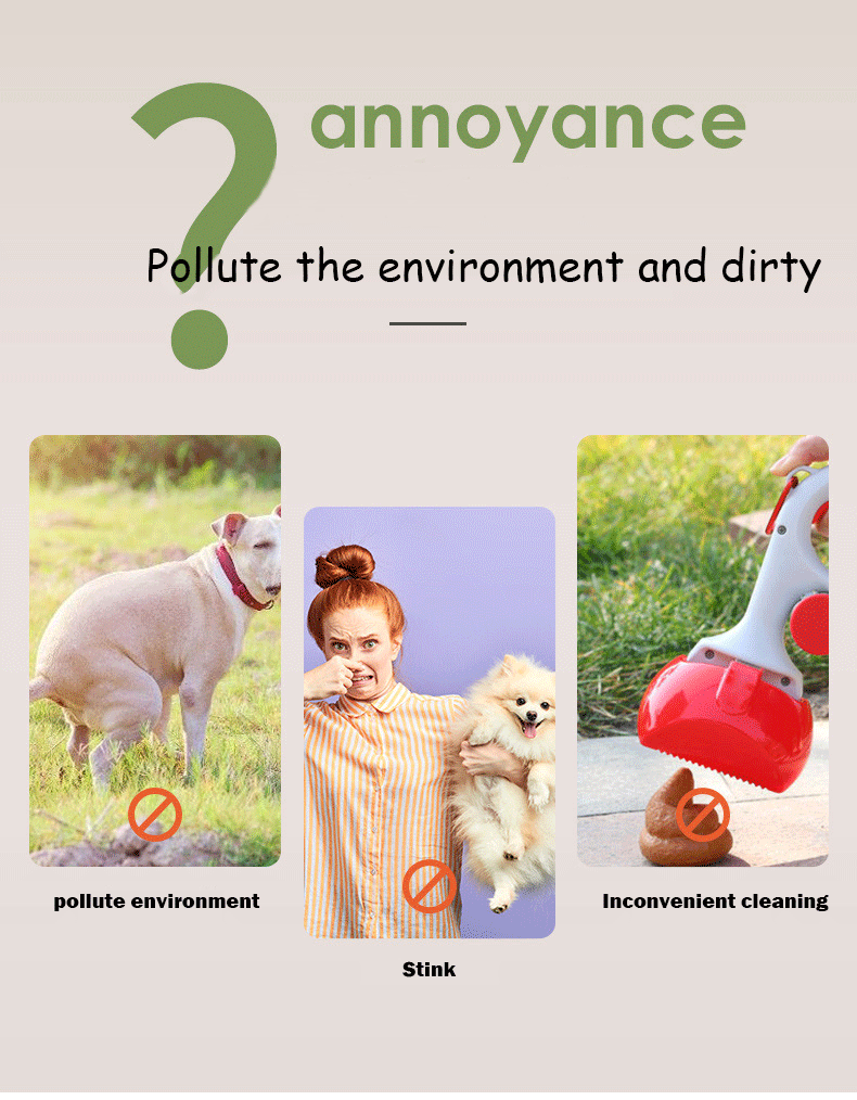 Portable Scented Waterproof Dog Poop Garbage Bags Holder Dispenser Eco Friendly Biodegradable Pet Supplies Poop Bag For Dogs