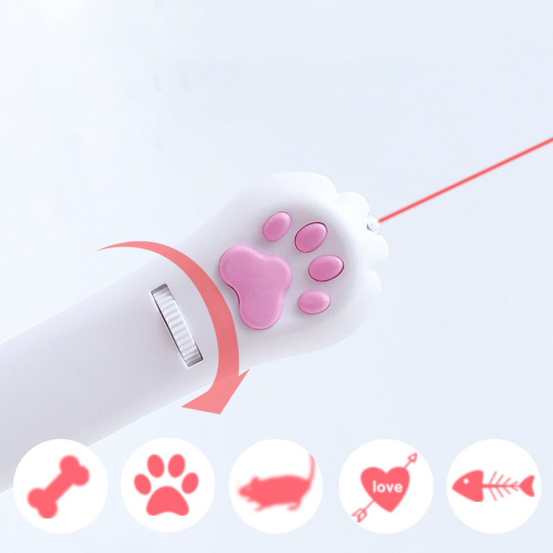 Hot Sale  Cat Laser Toy USB Rechargeable Interactive Laser remote control Toy for Cat Kitten Dogs Laser Pointer Toys for Cat