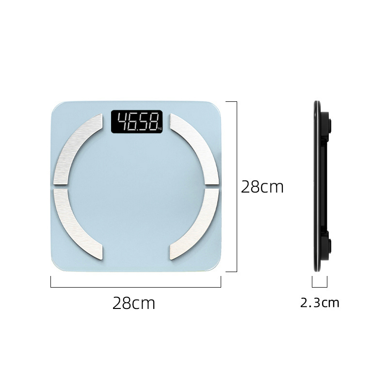 Factory Balanza Digital Weight Intelligent Bathroom Electronic Scale Balance Weighing Scales APP Smart Body Fat Electronic Scale