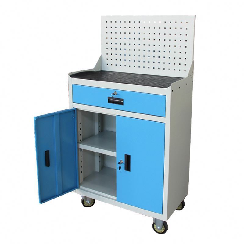 Stainless Steel Metal Tool Cabinet Factory Heavy Parts Toolbox Multi-Purpose Tool Trolley