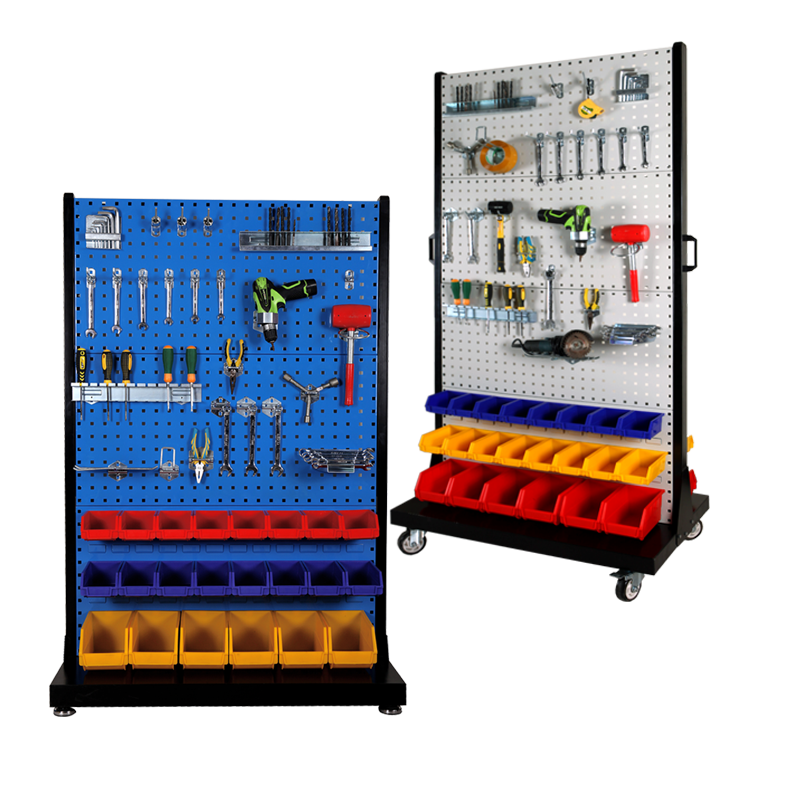 Floor hardware tool storage rack tool board and hook   tool display stand