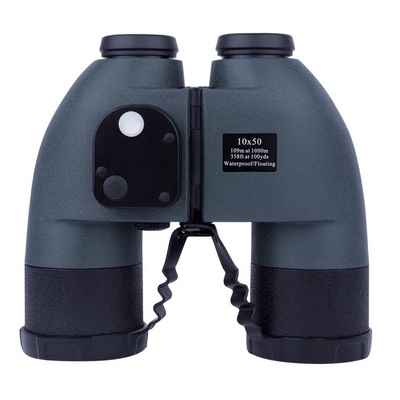 Powerful Binoculars 10X50 Waterproof Binoculars with Illuminated Rangefinder Compass FMC for Navigation