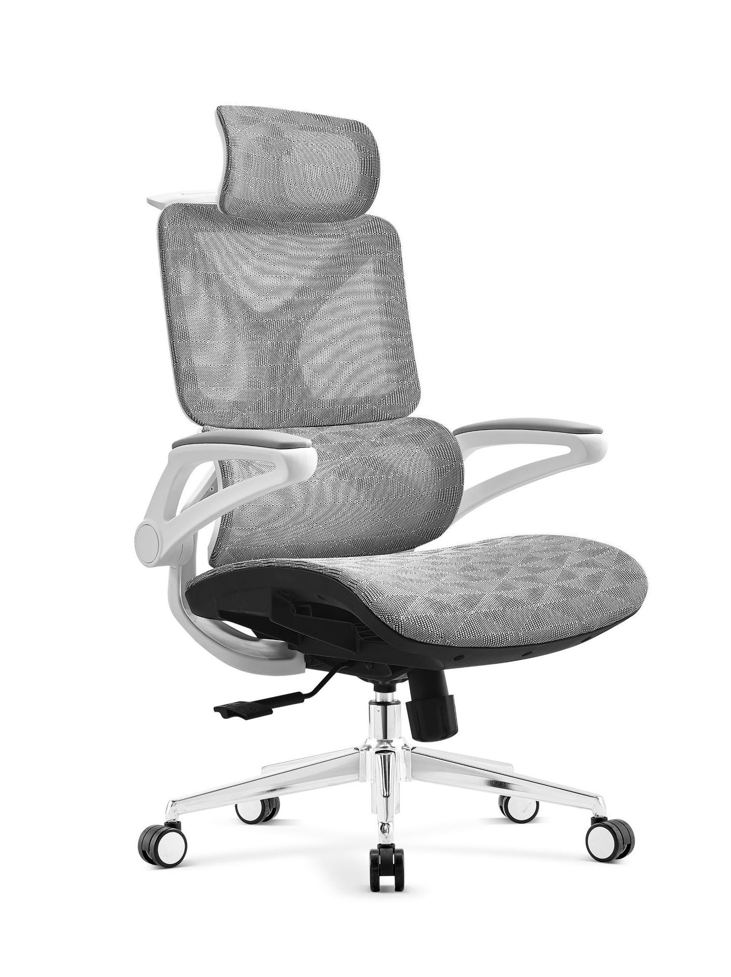 Ergonomic Office Chair with Adjustable Headrest,Fabric office chair