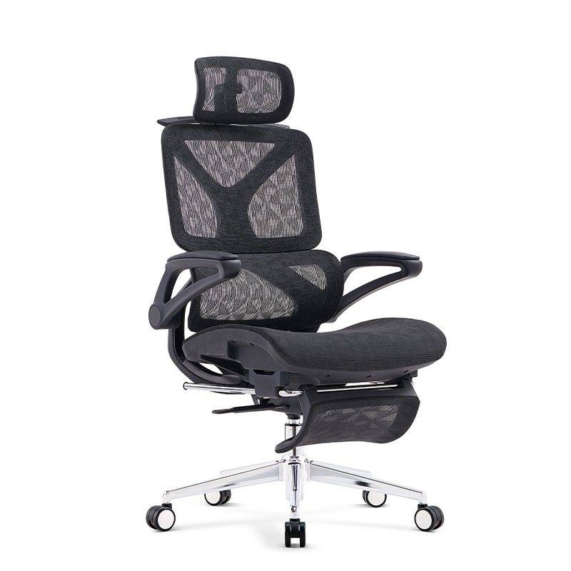 Ergonomic Office Chair with Adjustable Headrest,Fabric office chair