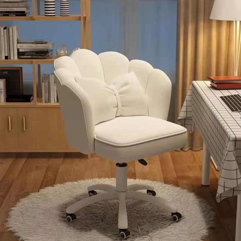 Home Girl Computer Chair Comfortable Study Seat Bedroom Sedentary Back Swivel Chair Student Dormitory Internet Makeup Chair