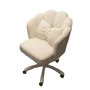 Home Girl Computer Chair Comfortable Study Seat Bedroom Sedentary Back Swivel Chair Student Dormitory Internet Makeup Chair