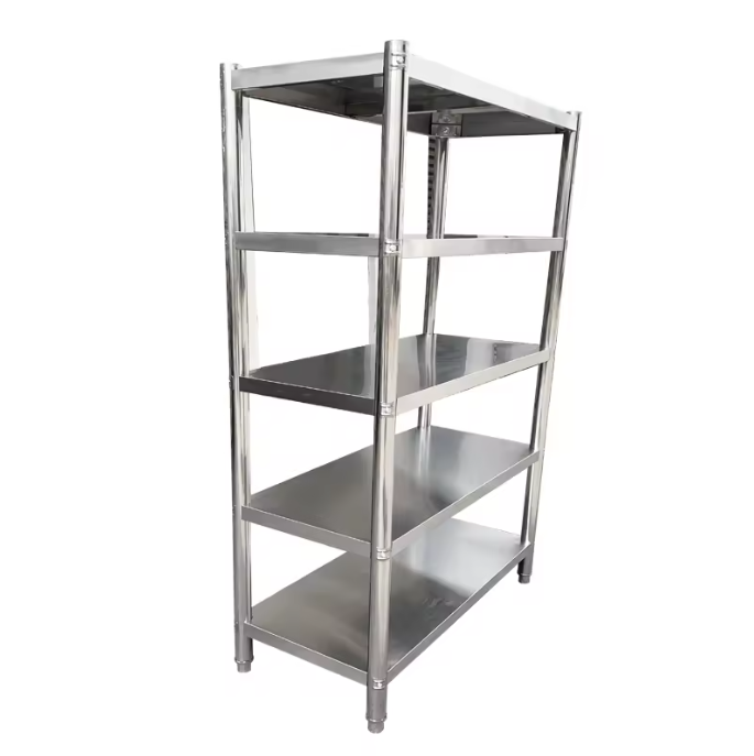 Restaurant Hotel Heavy Duty Undershelf Working Adjustable 4 Tier Stainless Steel Work Table