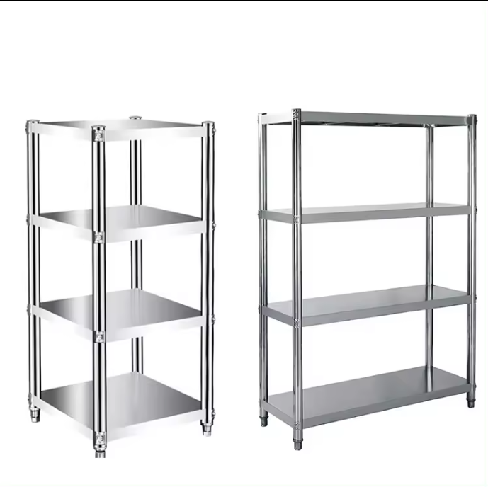 Commercial Kitchen stainless steel warehouse storage rack shelving upright assemble shelf restaurant for sale with great price